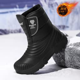 Waterproof Snow Boots Large Size 50/51 for Men And Women Lightweight Plush Lined Warm Shoes Botines Hombre Bottine