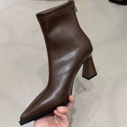 Winter Elegant Solid Color Sexy Zipper Thick Heel Casual Short Boots Fashionable Best Selling New Comfortable Women's Boots