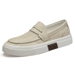 Designer Brand Men's Loafers Green Casual Shoes Men's Lightweight Soft Soled Walking Flat Shoes Brown Luxury Sneakers for Men