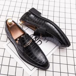 Spring Italian Men's High-quality Blue Leather Shoes Big Size:38-48 Yellow Formal Driving Loafers Red Wedding Dress Casual Shoes