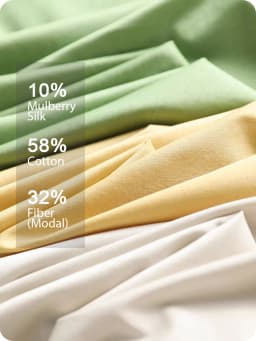 SuyaDream, Women Solid T Shirts, 10% Silk 58% Cotton, V Neck, Short Sleeved Tee, 2025 Summer Candy Colors Basic Cozy Top