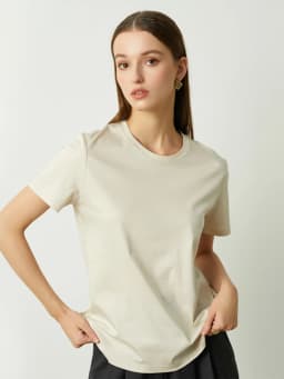 SuyaDream, Women Solid T Shirts, 10% Silk 58% Cotton, V Neck, Short Sleeved Tee, 2025 Summer Candy Colors Basic Cozy Top