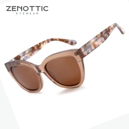ZENOTTIC 2026 Butterfly Polarized Sunglasses Women's Thick Frame Shade UV400 Protective Acetate Sun Glasses Fashion Shopping