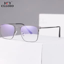 CLLOIO Metal Alloy 3 In 1 Magnet Clip Optical Myopia Glasses For Men Polarized Sunglasses Hyperopia Prescription Reading Glasses