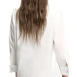 CHCH Women's Temperament Embroidery Lapel Tops single-breasted Commuter Long Sleeve Shirt Summer Casual Tops
