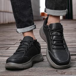 2025 New Men's Leather Casual Shoes Four Seasons Fashion Lightweight Business Shoes Men's Soft Sole Plus Size Men's Shoes 39-48