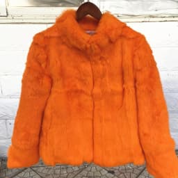 QUEENTINA Real Rabbit Fur Coat Woman Luxury Fashion Leather Autumn Winter Jacket Whole Skin 2023 For Female Natural Feather