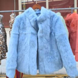 QUEENTINA Real Rabbit Fur Coat Woman Luxury Fashion Leather Autumn Winter Jacket Whole Skin 2023 For Female Natural Feather