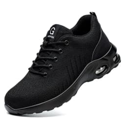 Air Cushion Work Safety Shoes For Men Women Breathable Work Sneakers Steel Toe Shoes Anti-puncture Safety Protective Shoe
