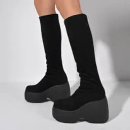 2026 Brand New Gothic Style Sexy Elegant Chunky Platform Women Ankle Boots Big Size 43 Walking Comfy Woman Shoes Platform Shoes