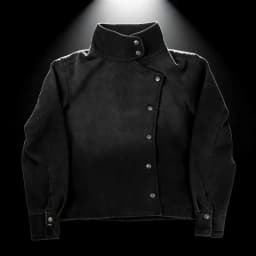Y2k Harajuku Uniform Jacket Black Distressed Wash Buttons Fencing Denim Jacket Gothic Casual Streetwear Unisex Oversize Clothing