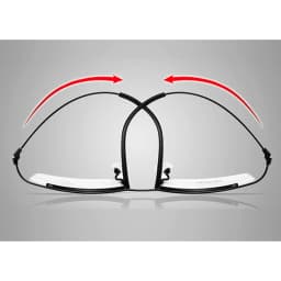 HDCRAFTER Titanium Metal Glasses Frame for Men Half Rim Rimless Eyeglasses Cool Optical Eyewear Prescription Spectacles Frame