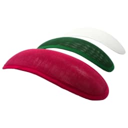 20pcs High Quality Buckram Anomalistic Base Dipped Base for Making Fascinator Headwear 2 Layers #23 Color