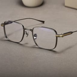 F·DRACON Ultra-light Business Men's Glasses Frame Square Pure Titanium Big Face Full Frame Optical Prescription Frame 80984