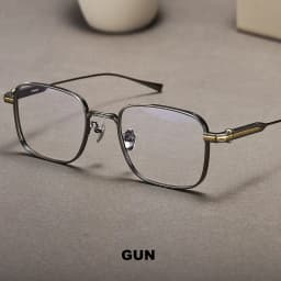 F·DRACON Ultra-light Business Men's Glasses Frame Square Pure Titanium Big Face Full Frame Optical Prescription Frame 80984
