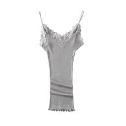 SuyaDream Women Lace Camis 70% Real Silk 30% Cotton Lace Camisoles Spandex Knits Soft Basic Shirt 2022 New Vest Solid Colors