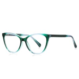 VICKY New Cat Eye Reading Prescription Eyeglasses Women Colorful Myopia Eyewear Hyperopia Anti Blue Ray Optical Glasses PFD2136
