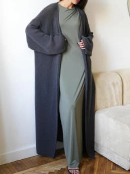 MiuKoMiYa Oversized Thin Long Cardigans Women Summer Long Sleeve Knitted Outerwear Hollow Thin Cardigans For Women Summer 2025