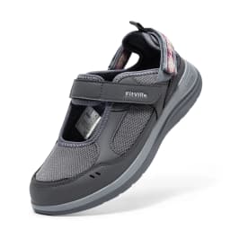 Fitville Women's Sandals Mary Jane Casual Shoes Widened Toe For Swollen Feet Lightweight Breathable Outdoor Elderly Shoes Sandal