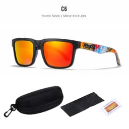 2026 Kdeam Original Brand Design Polarized Sunglasses For Women Men Fluorescent Yellow Frame Trendy Outdoor Eyewear For Couple