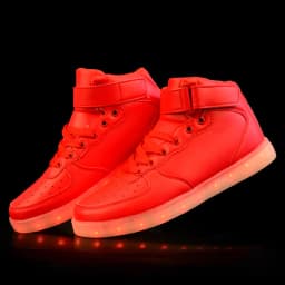 Size 25-46 Couples Womens&Mens Luminous Sneakers Glowing USB Charge Boys LED Shoes Girls Footwear LED Street Shoes