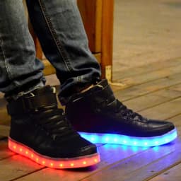 Size 25-46 Couples Womens&Mens Luminous Sneakers Glowing USB Charge Boys LED Shoes Girls Footwear LED Street Shoes