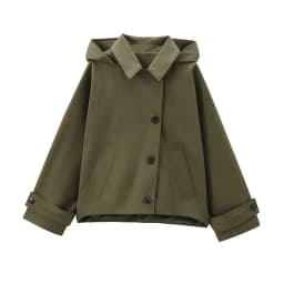 HXAO Green Warm Winter Hooded Jackets Women's 2024 Autumn Outdoor Oversized Bomber Jacket Coats Demi-Season Windbreak Outerwears