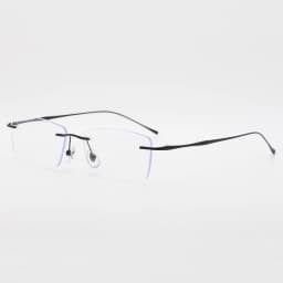 BCLEAR Fashion Pure Titanium Glasses Frame Men New Women Rimless Prescription Square Eyeglasses Myopia Optical Korean Eyewear