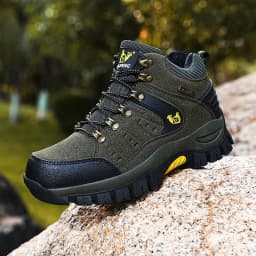 Men's Military Tactical Boots Army Boots Men Side Zipper Military Boots Men Anti-Slip Ankle Boots Work Safety Shoes Hiking Shoes