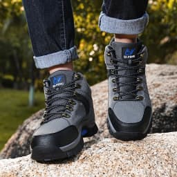 Men's Military Tactical Boots Army Boots Men Side Zipper Military Boots Men Anti-Slip Ankle Boots Work Safety Shoes Hiking Shoes