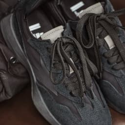 Maden Spring Vintage Thick-soled Patchwork Black Sneakers Casual Breathable Jogging Shoes Low-top Lace-up Sporty Summer Shoes