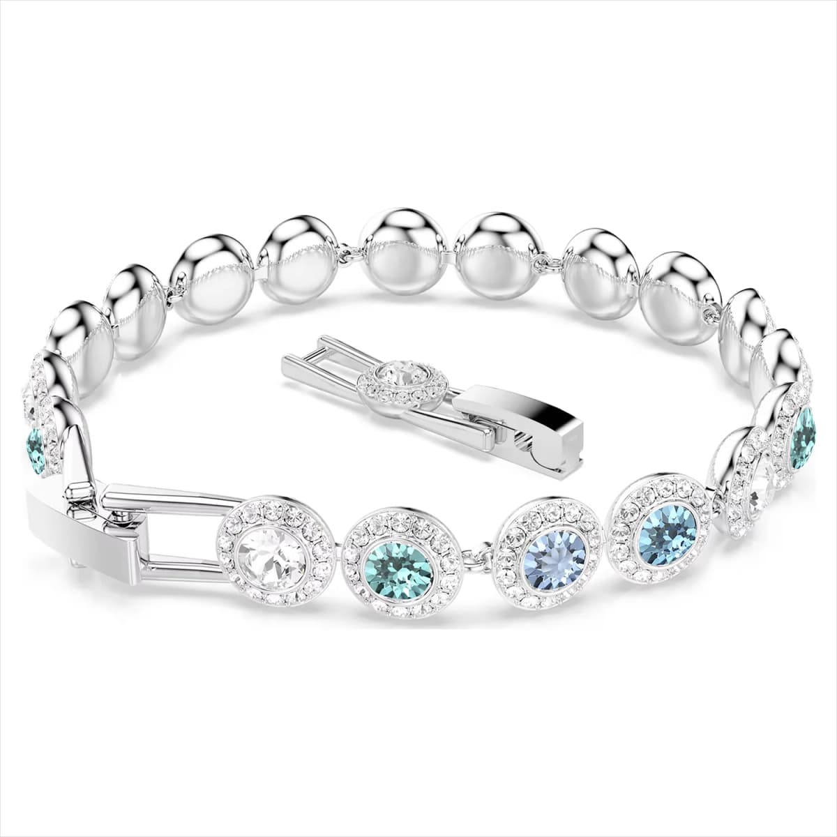 Silver Gold Color Angelic Pave Bracelet for Women Wedding Friends Party Bangles Genuine Crystals from Austria Jewelry