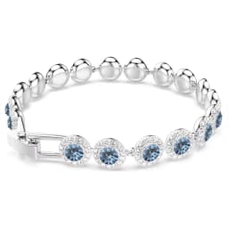 Silver Gold Color Angelic Pave Bracelet for Women Wedding Friends Party Bangles Genuine Crystals from Austria Jewelry