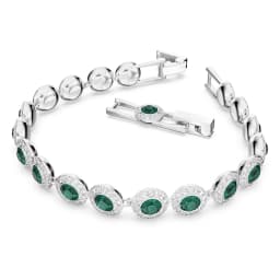 Silver Gold Color Angelic Pave Bracelet for Women Wedding Friends Party Bangles Genuine Crystals from Austria Jewelry