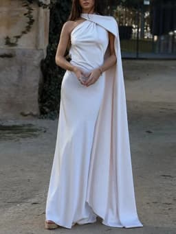 Elegant Women's Satin Ribbon Halter Long Dress Sexy Sleeveless Backless Maxi Dresses Wedding Guest Evening Party Gown Green Blue