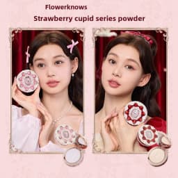 Flower Know Strawberry Cupid Box Collection Make Up Sets Cosmetics Full Set Palette Pressed Powder Blush Lipstick Mystery Box
