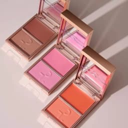 Brand Two-tone Natural Matte Cream Blush Shimmer Contour Blusher Blush Powder Longlasting Waterproof Face Blusher Cosmetics