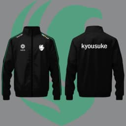 Autumn And Winter CS2 Falcon E-sports Club Uniforms Players Daily Casual Black Jacket Fans Must-have Custom Stand Collar Jacket