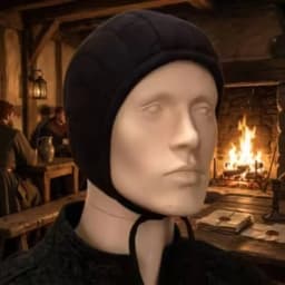 Arming Cap Comfortable Fit Padded Helmet Liner Quilted Linen Cap Breathable Medieval Coif Historically Precise for LARP Players