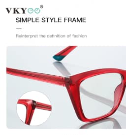Vicky Square Simple Fashion Lady Anti-blue Light Reading Glasses women Myopia Hyperopia Can Be Customized Prescription PFD2150