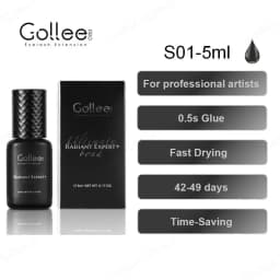 3pcs Gollee 0.5s Fast Drying S01 Lash Glue Waterproof For Eyelash Extensions Professional Eyelash Artists Salon Party Making Up