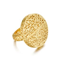 IVOG Hollow Out Design Rings for Women Lines Are Fine and Irregularly Interwoven Rings Fashion Jewelry Gift