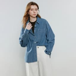 TOYOUTH Women Vintage Casual Denim Shirts 2026 Spring New Loose Outerwear Classic Basic Blouses