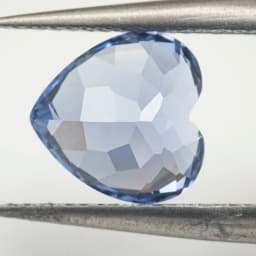 Lab Grown Sapphire Heart Shape Cornflower Color High Quality for DIY Jewelry Making Ring Main Materials Certificate
