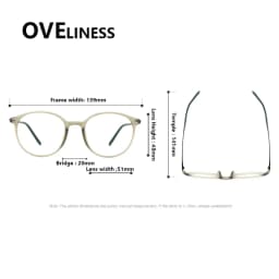 2025 Acetate Titanium Glasses Frame for Men Women Brand Design Retro Vintage Round Eyeglasses frames High Quality male Eyewear
