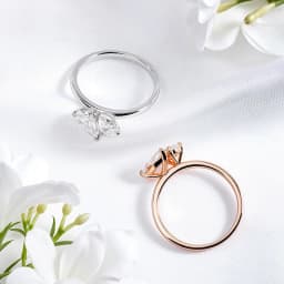 Smyoue Double Pear Cut All Moissanite Wedding Rings for Women Christmas Gift 925 Solid Silver Womans Ring Lab Diamond Jewelry
