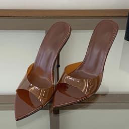 Liyke Jelly PVC Transparent Shoes For Women Sexy Pointed Open Toe Shallow Slider Slippers Ladies Sandal High Heels Mules Size 41