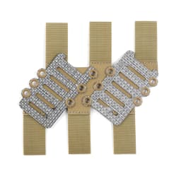 40 ° Tactical Waistband MOLLE Adapter Plate Double Row 40 ° Angled Adapter Plate Accessories