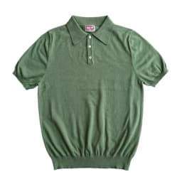 Sauce Zhan Polo Shirt Men Shirts Summer Knit Short Sleeve Shirt Vintage 100% Cotton Regular Fit