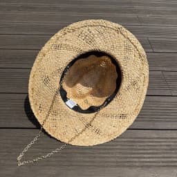 Original Designer Style Hats Metal Letters RB Chain Raffia Panama Handmade Straw Hat For Women Summer Beach Wide Brim Sun Hat